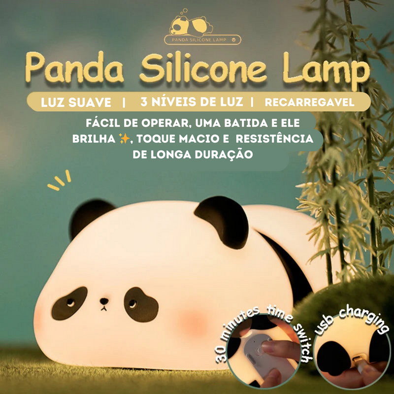 Panda Silicone Lamp - Lâmpada de Panda