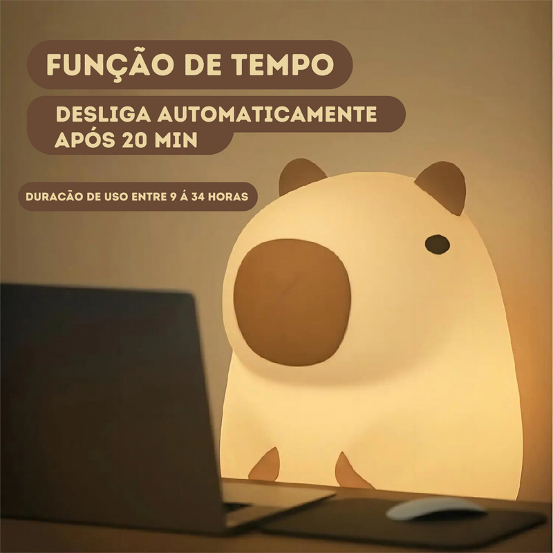 Capybara Night Light - Lâmpada Capivara