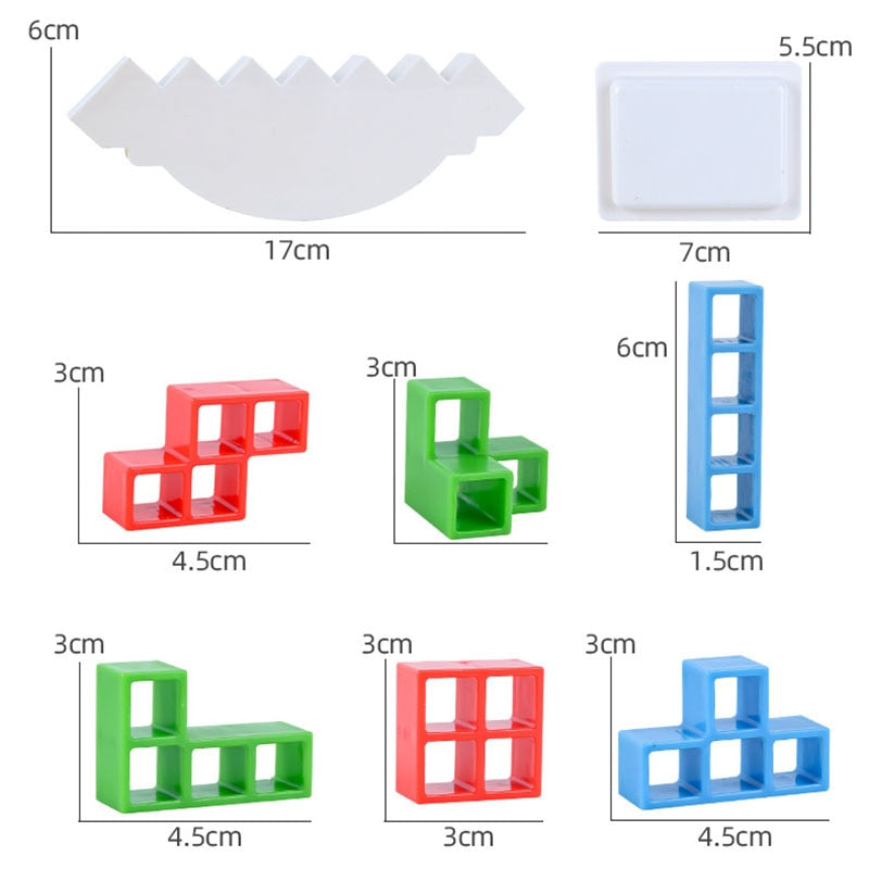 Torre Tetris - Swinging Stacking Cubes